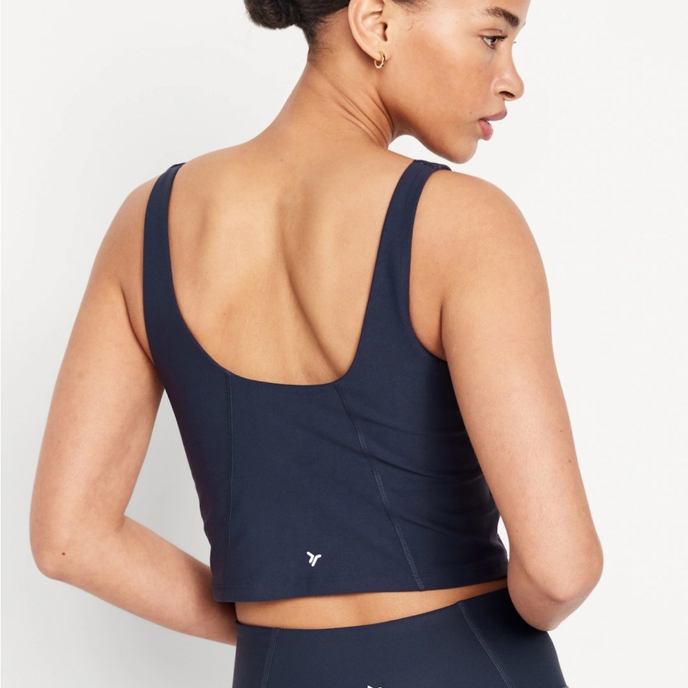 Old Navy | Dark Green/Blue Light Support Go-Dry Sports Bra